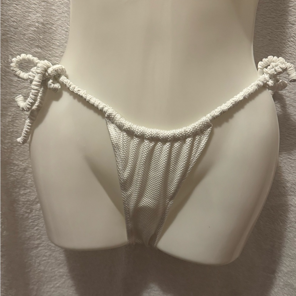 Aerie White Bikini Bottom